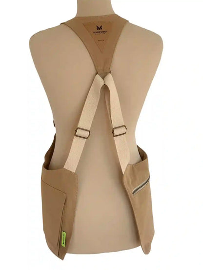 Bolso chaleco holster bag Básic beige – vista trasera