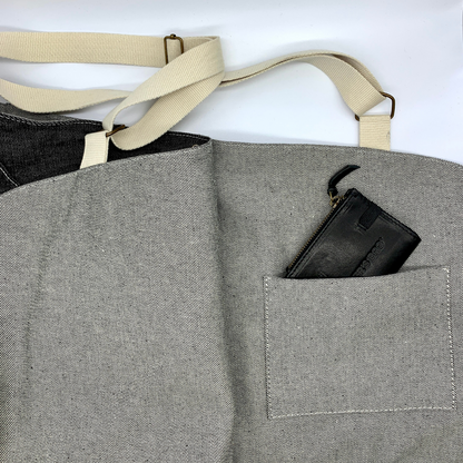 Movers Vest bolso chaleco negro vaquero – bolsillos