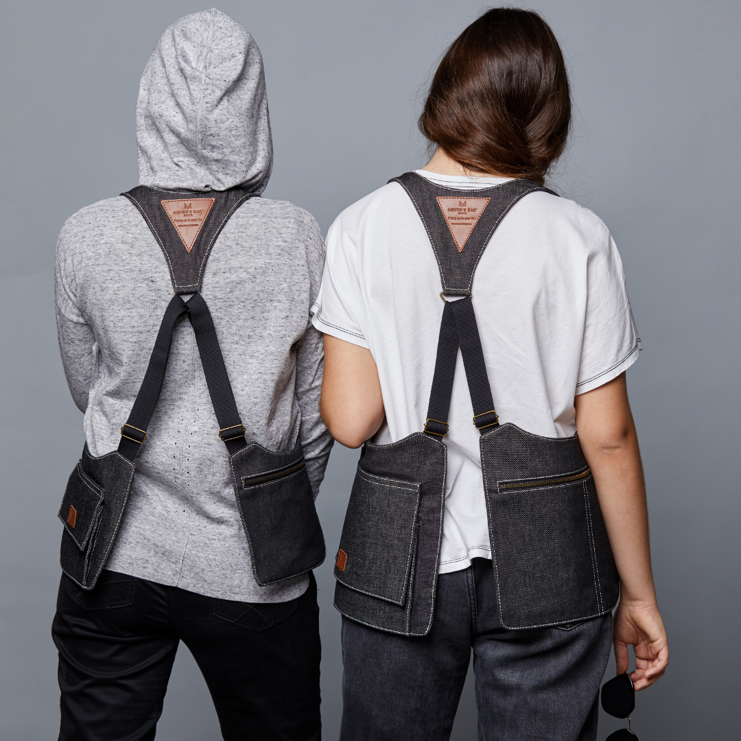 Bolso Little negro vaquero – comparación con el modelo Básic